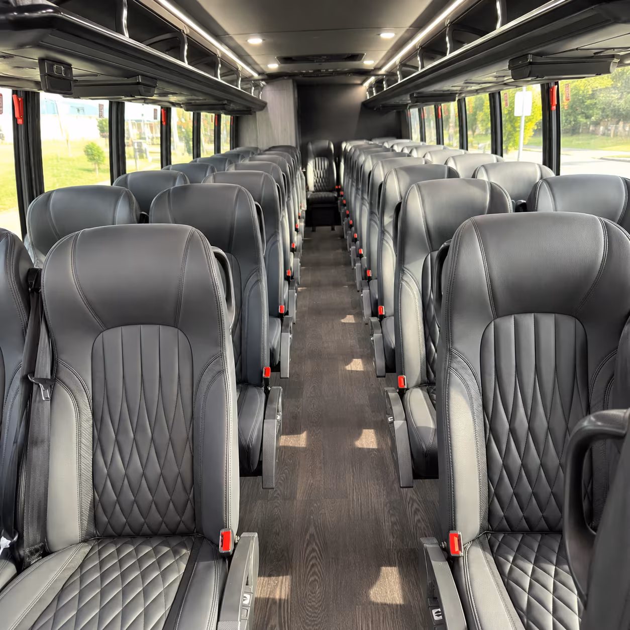 battle creek religious group transportation onboard seating