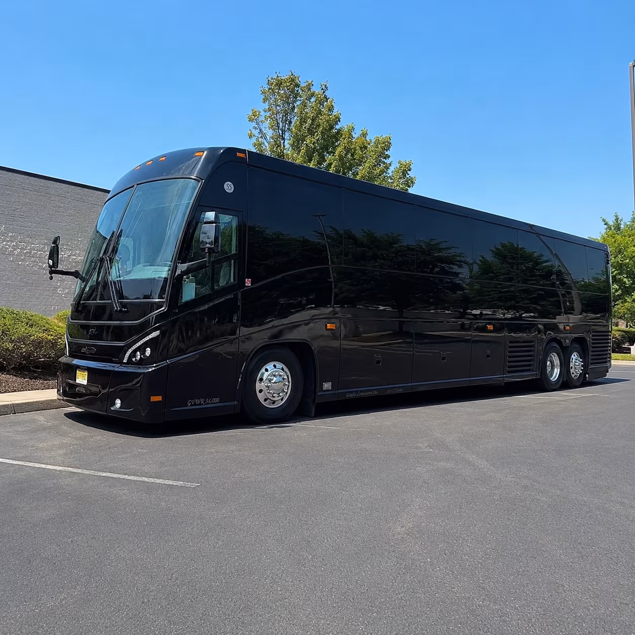 grand rapids charter bus rental exterior