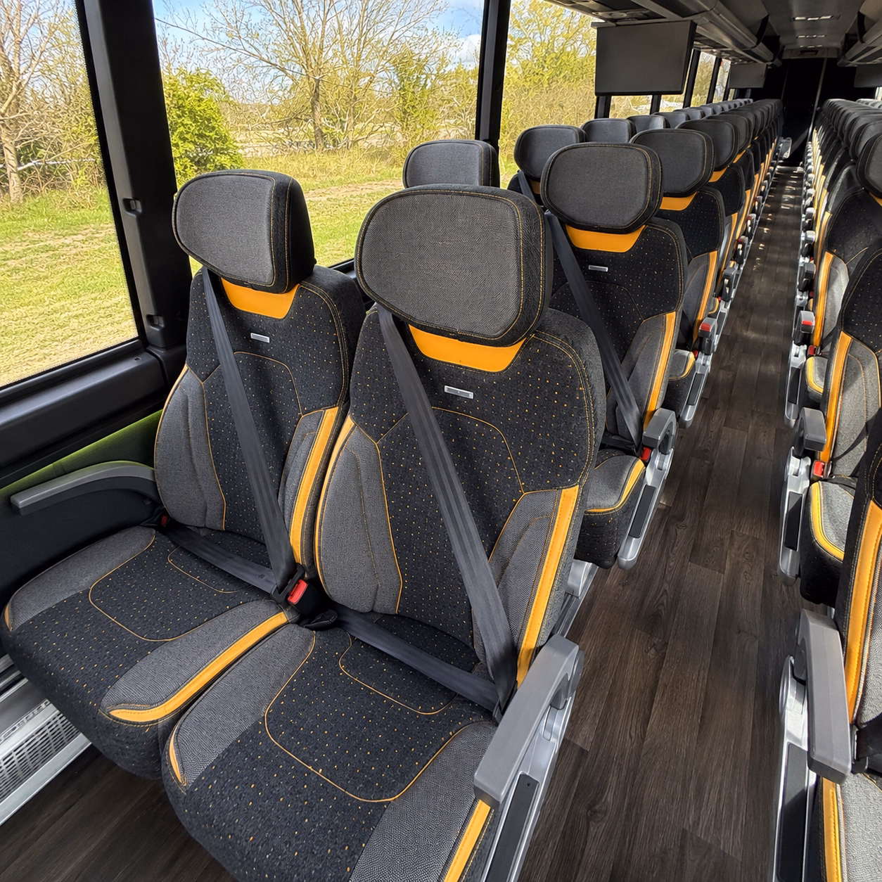 kentwood charter bus interior gallery