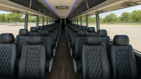 54 passenger charter bus interior battle creek