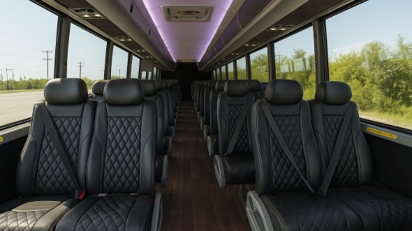 battle creek 15 passenger minibus inside