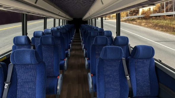 battle creek 20 passenger minibus inside