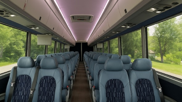 battle creek 28 passenger minibus inside