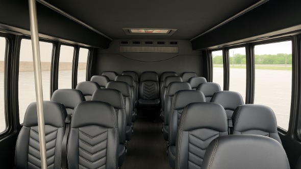 battle creek 35 passenger minibus inside