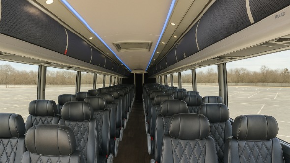 battle creek 54 passenger charter bus rental