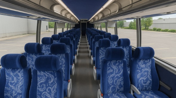 battle creek 55 passenger charter bus rental