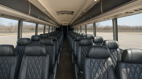 battle creek 56 passenger charter bus rental