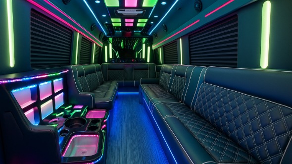 battle creek party bus rental inside