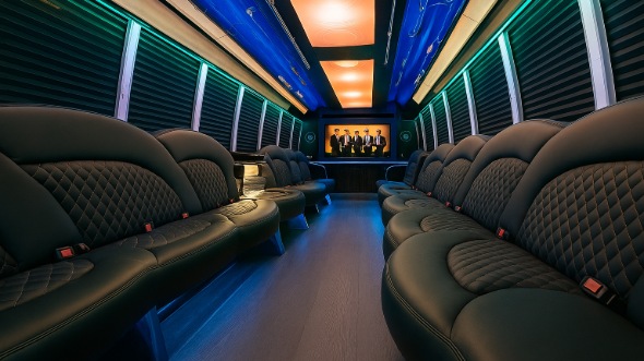 party bus rental interior battle creek